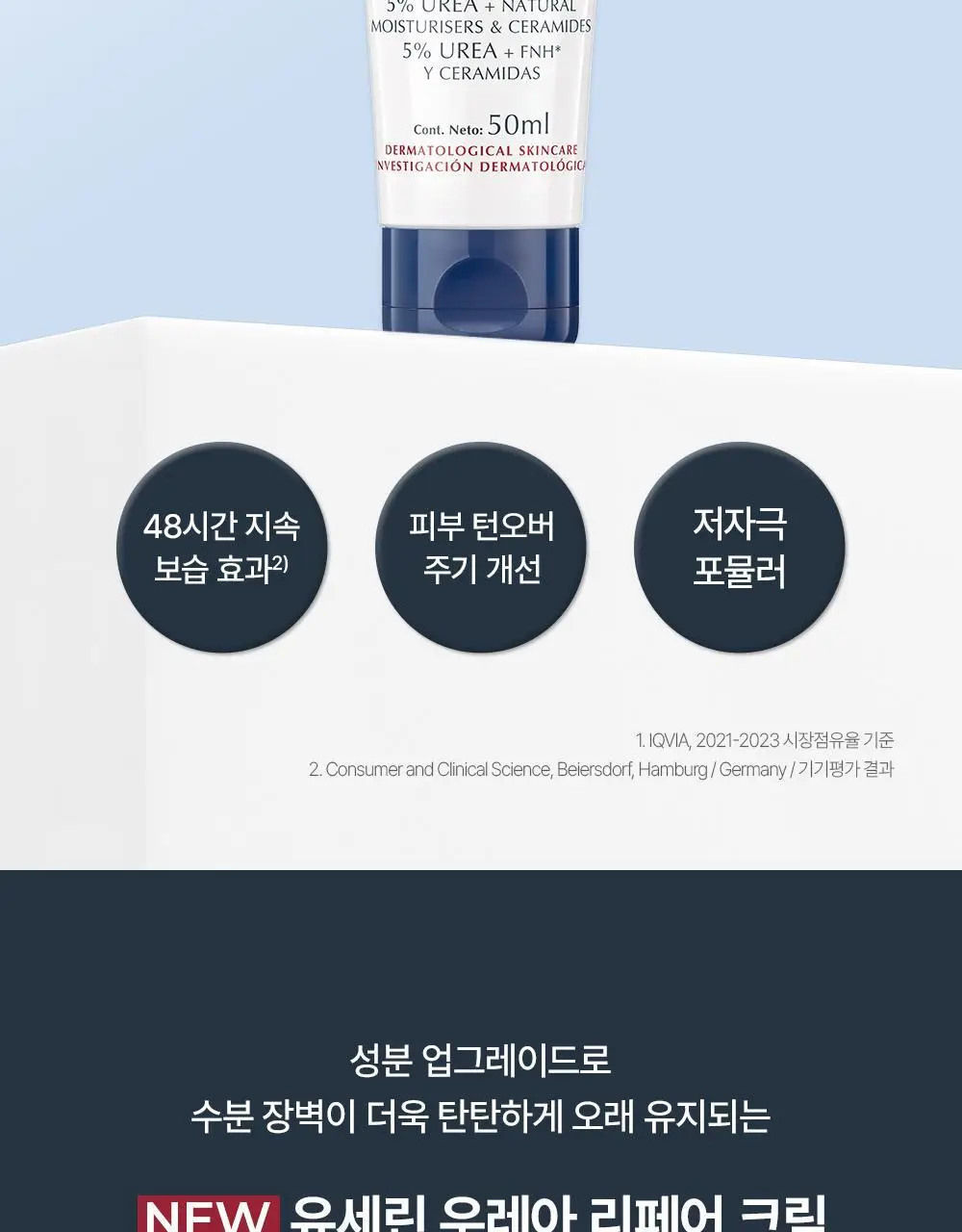 [보습장벽크림] 유세린 우레아 리페어 크림 50ml 상세페이지 2